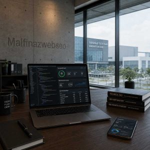Ruang kerja profesional dari agensi seo dan web developer sidoarjo untuk optimasi platform B2B.