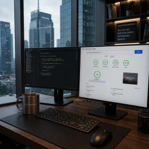 Pengembangan kode kustom web B2B oleh developer wordpress jakarta profesional dari Malfinazwebseo