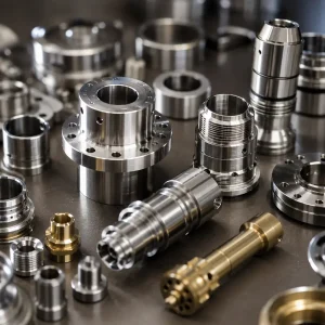 hasil produksi suku cadang presisi cnc turning dan milling untuk industri