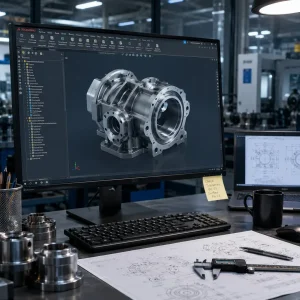 proses quality control komponen mesin cnc menggunakan alat ukur presisi